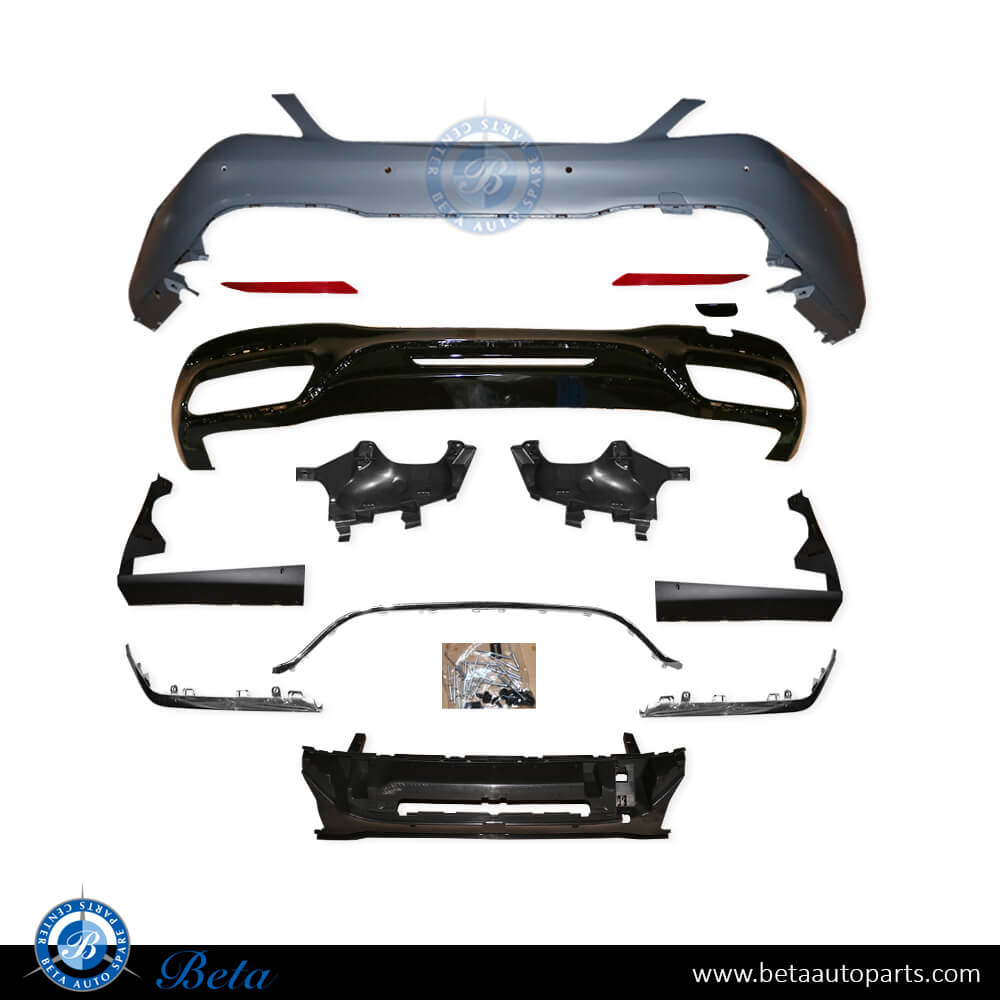 Rear Bumper AMG S63 for Mercedes S-Class W222 2018-2020 models, Part Number 2228852001 Rear Bumper AMG S63 for Mercedes S-Class W222 2018-2020 models, Part Number 2228852001